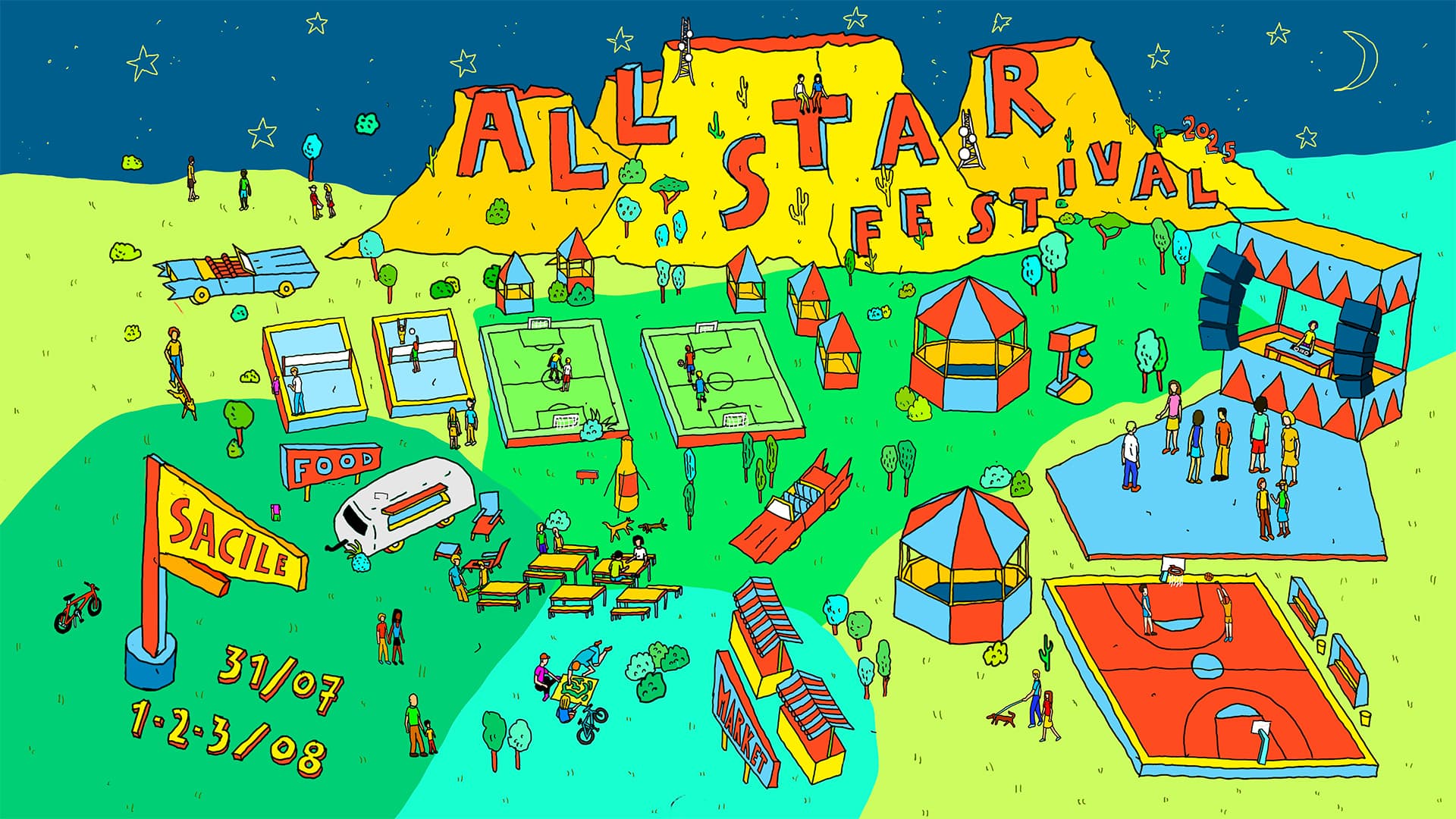 All-Star Festival Background